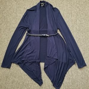 Forever 21 Open Front Cardigan w/ Studded Belt